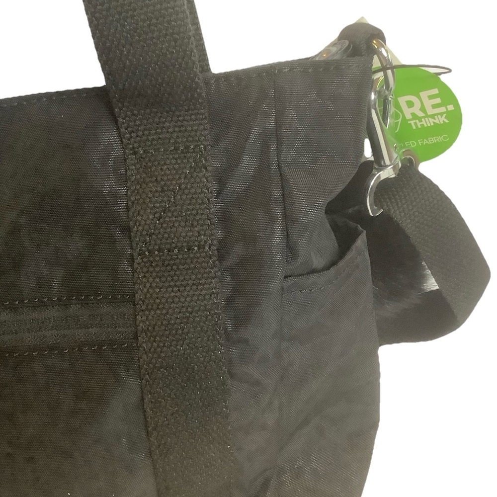 Kipling Black JAYLA Small Shimmering Spot Bag nwt - Picture 8 of 16